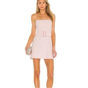 Amanda Uprichard Fae Dress in Blush